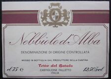 Nebbiolo alba terre usato  Boves