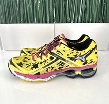Tênis de treinamento de corrida Mizuno Wave Creation 15 feminino amarelo rosa tamanho 9, usado comprar usado  Enviando para Brazil