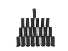 DETCO MS-3420-12 BUJE CON BRIDA GOMA NEGRA - PARA ABRAZADERA DE CABLE LOTE DE 22 segunda mano  Embacar hacia Mexico