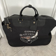 Tommy Bahama Black Duffle Bag Island Hopper SAIL FAST LIVE SLOW Sailboat comprar usado  Enviando para Brazil