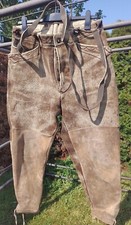Lederhose hirschleder hosentr� gebraucht kaufen  Fürth