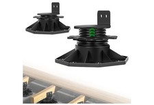 Pacote com 12 pedestal de suporte ajustável deck, base de suporte deck preto comprar usado  Enviando para Brazil