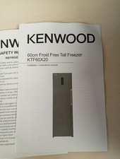 Kenwood ktf60x20 manuals for sale  ASHFORD