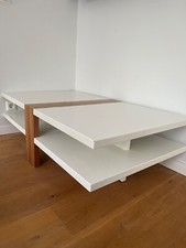 Tisch nussbaum weiß gebraucht kaufen  Stuttgart