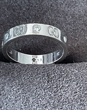 Gucci weißgoldring iconring gebraucht kaufen  Bornheim