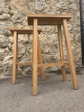 Pair solid oak for sale  ASHFORD
