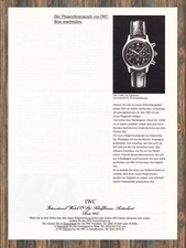 Iwc fliegerchronograph reklame gebraucht kaufen  Hanau
