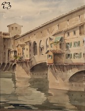 Quadro acquarello cartoncino usato  Pisa
