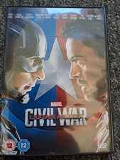 captain america civil war dvd for sale  EAST COWES