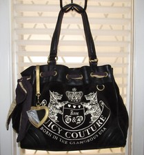 Antiga Bolsa de Mão Juicy Couture Daydreamer Scottie Dogs Bolsa Y2k Bolsa Tote Veludo 2010 comprar usado  Enviando para Brazil