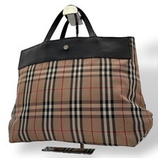 Bolsa Tote BURBERRY London Nova Check Preta Autêntica comprar usado  Enviando para Brazil