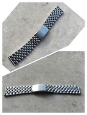 60s ORIGINAL VINTAGE BEADS OF RICE WATCH BRACELET BRACCIALE OROLOGIO UHREN 18mm comprar usado  Enviando para Brazil