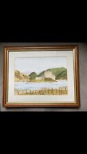 Framed watercolour painting for sale  BATLEY