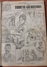 Tribuna giudiziaria 1880 usato  Bari