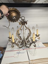 crystal brass chandelier for sale crystal brass chandelier for sale Brooklyn