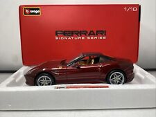 Ferrari California T Burgandy 18-16902 Bburago Metal Signature Series em escala 1/18 comprar usado  Enviando para Brazil