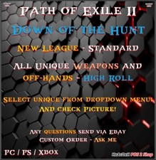 Path exile unique for sale  NEWARK