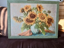 Wandbild sonnenblumen gebraucht kaufen  Dresden