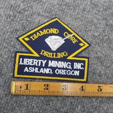 Diamond Core Drilling Liberty Mining Inc Ashland Oregon Patch Vintage comprar usado  Enviando para Brazil