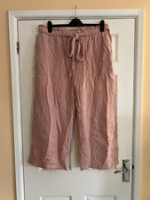 Blush pink cropped for sale  WIMBORNE