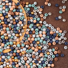 500stk bunt holzperlen gebraucht kaufen  Garmisch-Partenkirchen