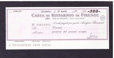 Assegno bancario cassa usato  Italia