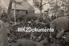 Usado, Foto Wk2 Holland Einmarsch Wehrmacht soldaten Rede Offizier Grebbelinie 1940 comprar usado  Enviando para Brazil