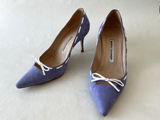Manolo blahnik purple for sale  BICESTER