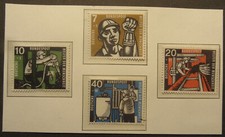 Bergbau briefmarken 1957 gebraucht kaufen  Baesweiler