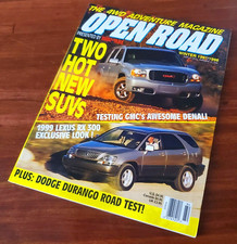 Usado, OPEN ROAD: TWO HOT NEW SUVs WINTER 1997/1998 4WD ADVENTURE ROAD & TRUCK MAGAZINE comprar usado  Enviando para Brazil