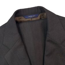 Hombre 42L/43L Brooks Brothers 1818 Regent X Saxxon Marrón Mini Rayas Suit, usado comprar usado  Enviando para Brazil