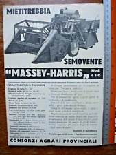 Pubblicità massey harris usato  Russi
