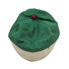Boné de beisebol vintage década de 1960 aba curta verde branco vermelho uniforme escoteiro comprar usado  Enviando para Brazil