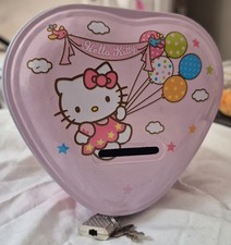 Tirelire coeur hello d'occasion  Morlaix