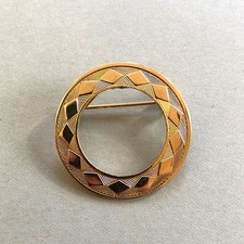 Gold tone circle for sale  Kansas City