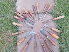 Vintage woodworking chisels for sale  LUDLOW