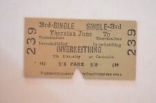 Railway ticket thornton for sale  BANBURY