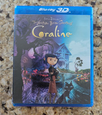 Coraline (Blu-ray/DVD, 2011, 2-Disc Set, 3D) case damage, usado comprar usado  Enviando para Brazil