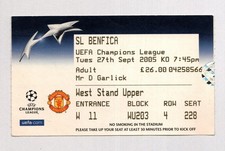 Manchester united benfica for sale  UK