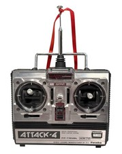 Sistema de controle de rádio Futaba Attack-4 FP-T4NBL AM72 750MHZ, modelo de controle remoto de aeronave, usado comprar usado  Enviando para Brazil