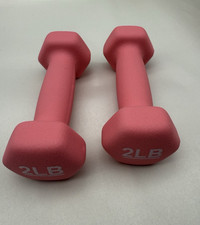 Haltere de neoprene pesos de mão para exercício e tonificação muscular 2 lb cada, LEIA.. comprar usado  Enviando para Brazil