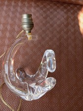 Pied lampe cristal d'occasion  La Coquille