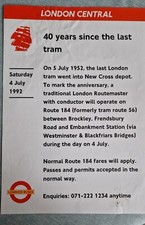 London central years for sale  BURGESS HILL