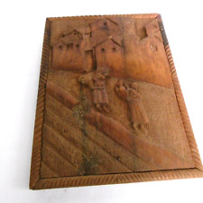 Tableau bois relief d'occasion  Vif