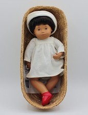 Boneca Sasha Baby Vintage 12" 512, Vestido, Chapéu, Calça, Sapatos, Cesta, Etiqueta, Sem Caixa/Urso, Reino Unido. comprar usado  Enviando para Brazil