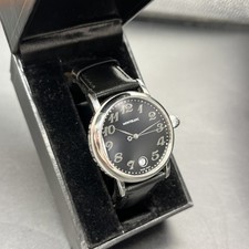 Mont Blanc Meisterstuck 7042 relógio de pulso masculino quartzo mostrador preto com caixa - Funciona comprar usado  Enviando para Brazil