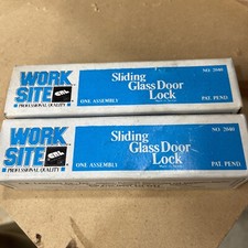 Novo Lote de 2 Barras de Metal Catraca Vitrine de Vidro Deslizante Vitrine Armário Fechadura de Porta, usado comprar usado  Enviando para Brazil