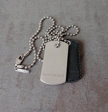 Emporio armani necklace for sale  HULL