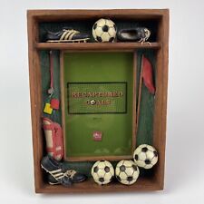 Moldura Russ Recaptured Goals 8 1/2x 6 1/4 futebol 3D tamanho da imagem 4x6 comprar usado  Enviando para Brazil