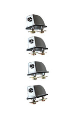 Ludwig Bass Drum Lugs com parafusos CONJUNTO de 4 NOVO (1" centro) #R1446, usado comprar usado  Enviando para Brazil